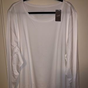 J.jill long sleeve stretch cotton shirt